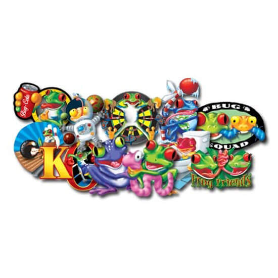 Stickers - Delirious frogs