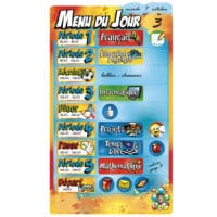 Ensemble menu du jour - primaire