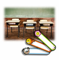 Identification pupitre école