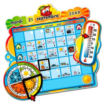 Ensemble calendrier scolaire