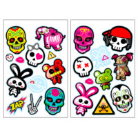 Tatouages temporaires - Squelettes