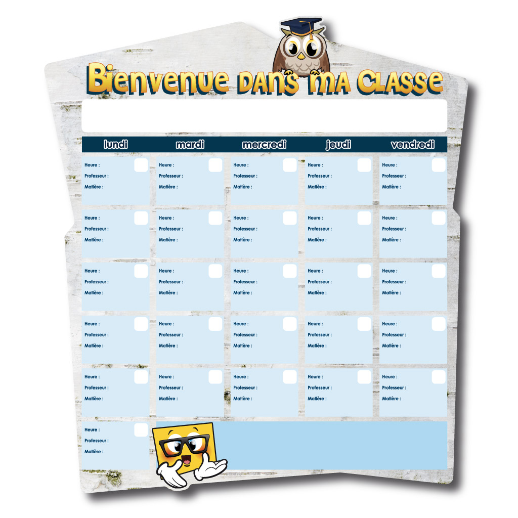 Planificateur de classe