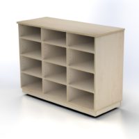 Meuble de rangement à 12 cases