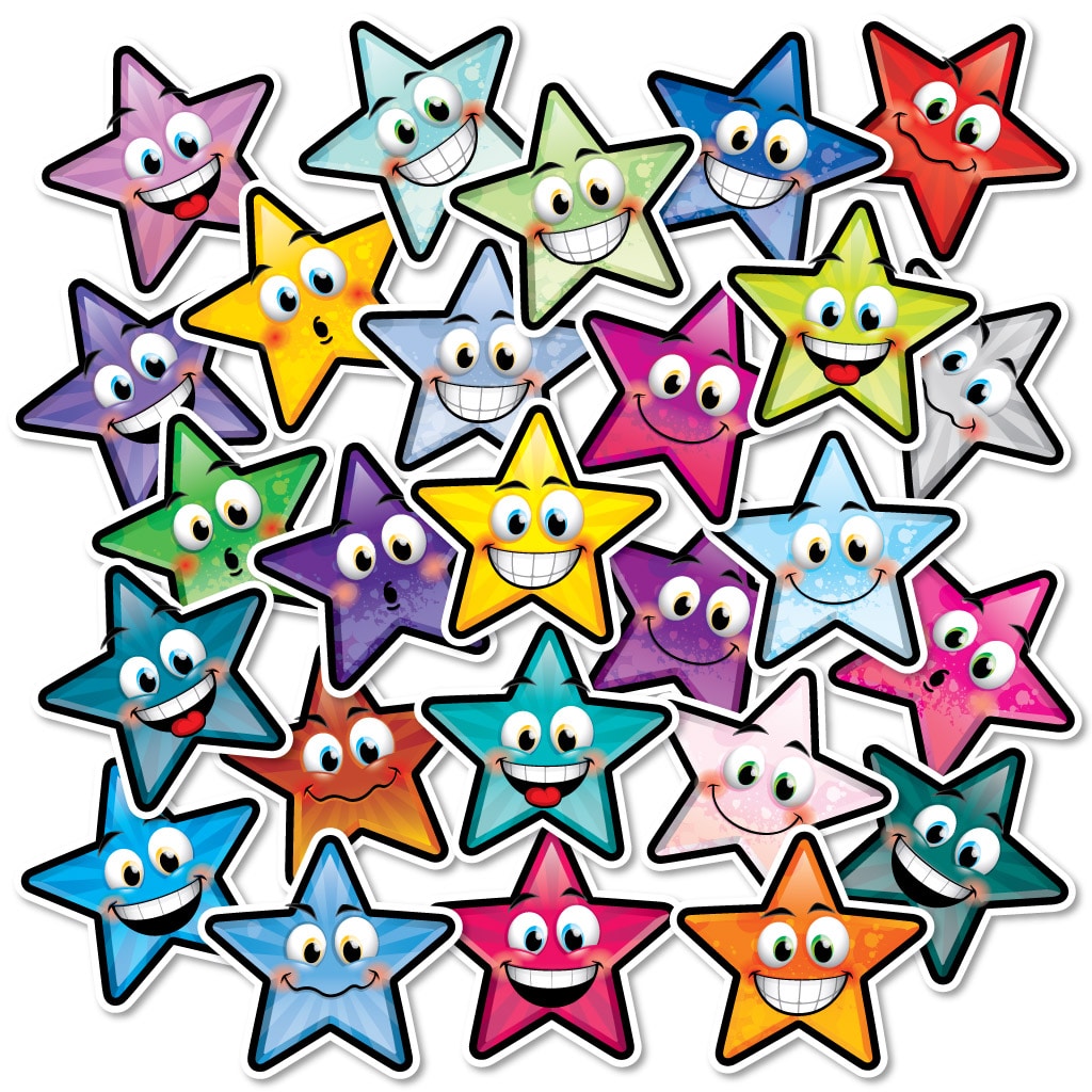 Autocollants d’identification pour le plancher – Étoiles – Image 2