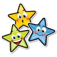 Autocollants d’identification pour le plancher – Étoiles