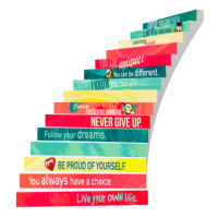 Contremarches adhésives – Ensemble Self-Esteem