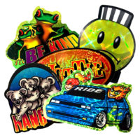 Assortiment d'autocollants en vrac