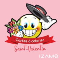 Saint-Valentin - Cartes à colorier