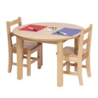 Table ronde et chaises