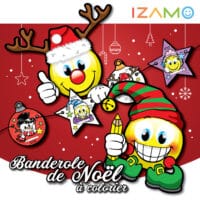 Noël - Banderole à colorier