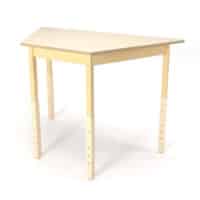 Table trapézoïdale 48 x 24 po - Hauteur réglable