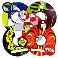 Assortiment d'autocollants DC en vrac