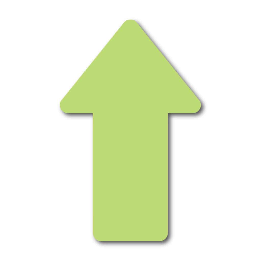 Autocollant plancher – Flèche verte