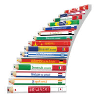 Contremarches adhésives – Ensemble Langues 1