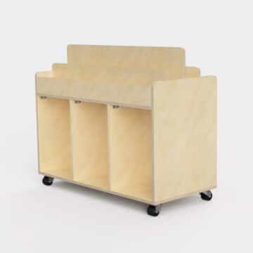 Bibliothèque mobile double face