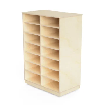 Meuble de rangement à 14 cases